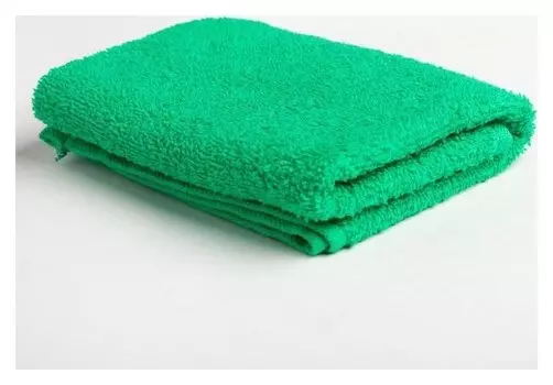 Полотенце махровое экономь и Я 30х60 см, цв. зеленый, 100% хлопок, 320 гр/м2