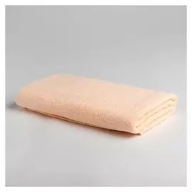 Полотенце махровое экономь и Я 70х130 см, цв. персиковый, 100% хлопок, 320 гр/м2