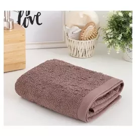 Полотенце махровое этель «Терри» 50x90 см, коричневый