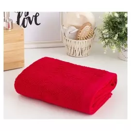 Полотенце махровое этель «Терри» 50x90 см, красный