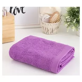 Полотенце махровое этель «Терри» 50x90 см, лиловый