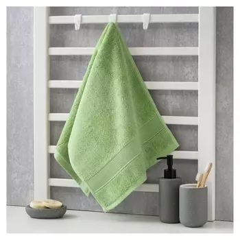 Полотенце махровое этель «Уют» 35*75 см, цв. зеленый 100% хл, 600 гр/м2