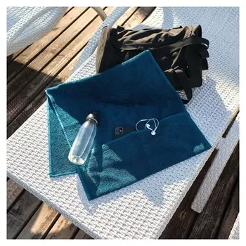 Полотенце махровое для тренировок Lovelife Active 50х100 см, цвет аквамарин, 100% хл,360 гр/м2