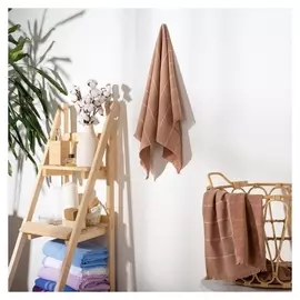 Полотенце махровое двухстороннее этель "Комфорт" 50*90 см, цв.мокко,100% хл, 240 гр/м2