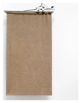 Полотенце махровое Fortuna, цвет бежевый, размер 70х130, 100% хлопок, 270 гр