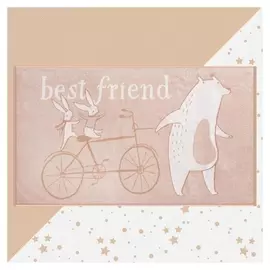 Полотенце махровое "Этель" Best Friend, 70х130 см, 100% хлопок, 420гр/м2