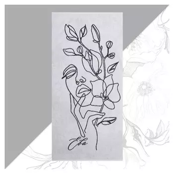 Полотенце махровое "Этель" Ева 70х130см, 100% хлопок, 420гр/м2