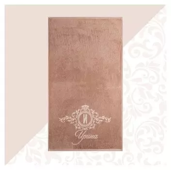 Полотенце махровое "Этель" ирина 50х90см, 100% хлопок, 420гр/м2