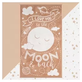 Полотенце махровое "Этель" Moon, 70х130 см, 100% хлопок, 420гр/м2