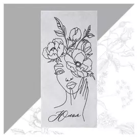 Полотенце махровое "Этель" юлия 70х130см, 100% хлопок, 420гр/м2