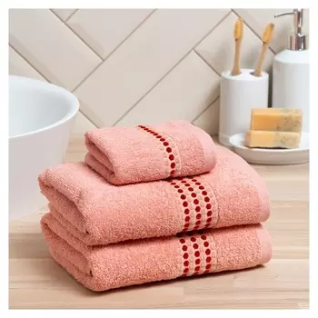 Полотенце махровое Love Life «Адажио» 50х90 см, пудровый, 100% хл, 450 гр/м2