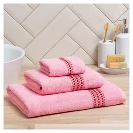 Полотенце махровое Love Life «Адажио» 50х90 см, розовый, 100% хл, 450 гр/м2