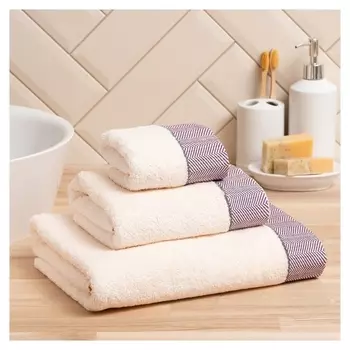 Полотенце махровое Love Life «Бриз» 30х50 см, гранатовый