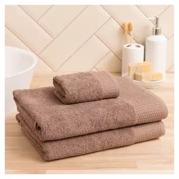 Полотенце махровое Love Life "Classic" 30*60 см, мокко, 100% хл, 450 гр/м2