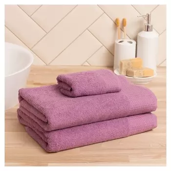 Полотенце махровое Love Life "Classic" 70*130 см, лавандовый, 100% хл, 450 гр/м2