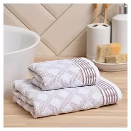 Полотенце махровое Love Life "Fantasy" 50х90 см, коричневый, 100% хл, 400 гр/м2