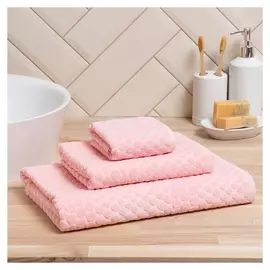 Полотенце махровое Love Life «Комфорт» 50х90 см, розовый, 100% хл, 500 гр/м2
