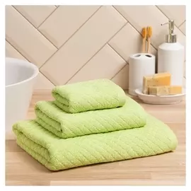 Полотенце махровое Love Life «Минимализм» 50х80 см, салатовый, 100% хл, 500 гр/м2