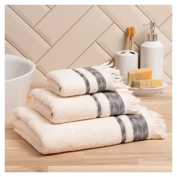 Полотенце махровое Love Life «Муссон» 50х80 см, чёрный, 100% хл, 500 гр/м2