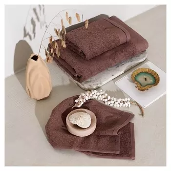 Полотенце махровое Lovelife "Plain" 50*90 см, цв. капучино, 100% хлопок, 450 гр/м2