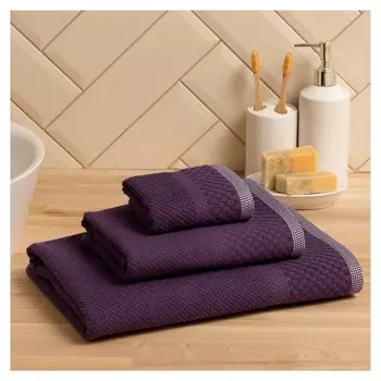 Полотенце махровое Lovelife Royal 50х90 см, цвет светло-фиолетовый, 100% хл, 450 гр/м2