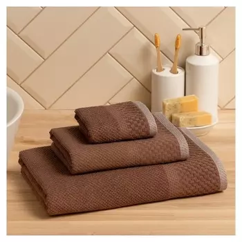 Полотенце махровое Lovelife Royal 70х140 см, цвет капучино, 100% хл, 450 гр/м2