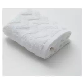 Полотенце махровое Lovelife Zig-zag 30*60 см, цв. снежно-белый,100% хл, 360 гр/м2