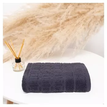 Полотенце махровое Space, размер 40х60 см, цвет графит, 320г/м 100% хлопок