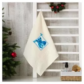 Полотенце махровое (В коробке) «Гармония» 50х90 см, цвет бежевый