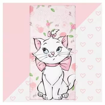 Полотенце "Мари", коты аристократы 70х146 см, 100% хлопок 160гр/м2
