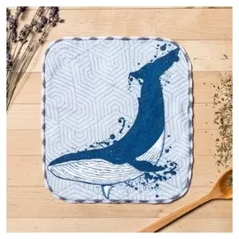 Полотенце микрофибра "Кит" 20х20 см