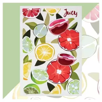 Полотенце пляжное этель «Цитрус» 96х146 см, 100% хлопок