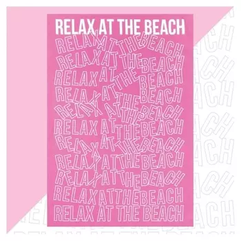 Полотенце пляжное этель Relax 96х146 см, 100% хлопок