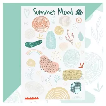 Полотенце пляжное этель Summer Mood 96х146 см, 100% хлопок