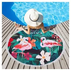 Полотенце пляжное этель «Винтаж», D 150см