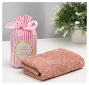 Полотенце в мешочке экономь и Я "Прованс" Вид 1, 30*60 см, 100% хлопок, 320 гр/м2