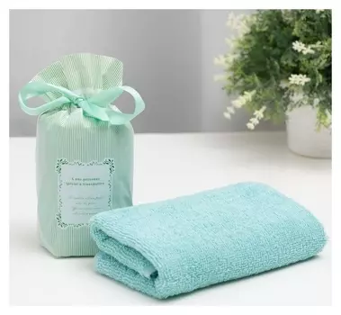 Полотенце в мешочке экономь и Я "Прованс" Вид 2, 30*60 см, 100% хлопок, 320 гр/м2