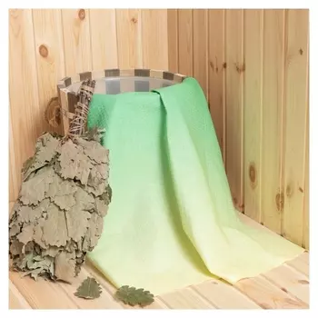 Полотенце вафельное банное экономь и Я "Лайм" 70х150 см, 100% хл, 200 г/м2