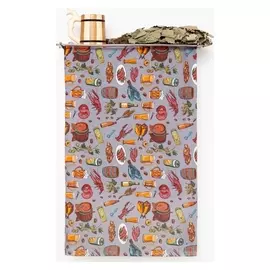 Полотенце вафельное "Октоберфест" 80х150 см, вафля, 160 гр/м2, хлопок 100%