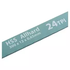 Полотна для ножовки по металлу, 300 мм, 24 Tpi, Hss, 2 шт