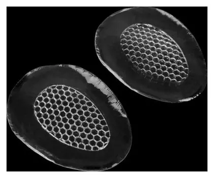 Полустельки для обуви, силиконовые, с протектором, 8,5 × 6,7 см, пара