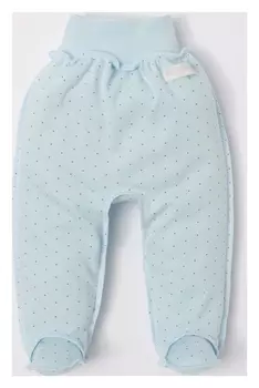 Ползунки крошка Я, голубой, р.22, рост 62-68см