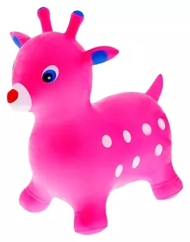 Попрыгун «Олененок», 55 см, 1200 г, розовый