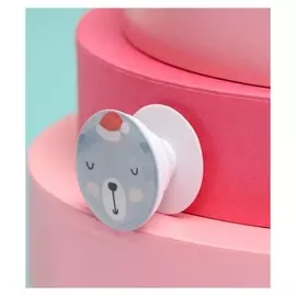 Попсокет с эпоксидом «Мишка», 4,2 × 4,2 см