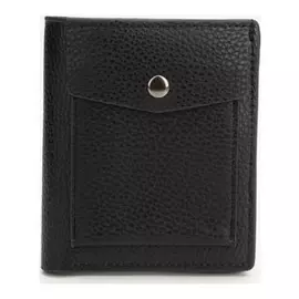 Портмоне, 2 отдел на магните, цвет чёрный