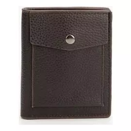 Портмоне, 2 отдел на магните, цвет коричневый