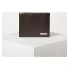Портмоне мужское, 2 отдела, цвет коричневый