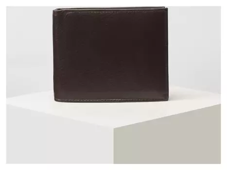 Портмоне мужское, 2 отдела, цвет коричневый