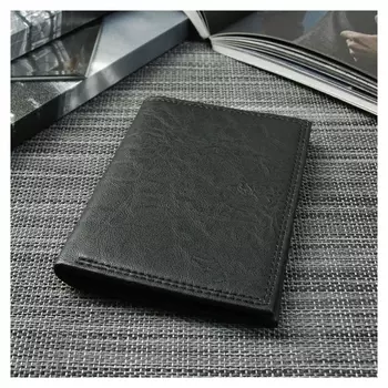 Портмоне мужское 2 в 1 (Авто), 4 отдела, для карт, для монет, цвет чёрный