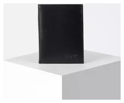 Портмоне мужское 2 в 1, цвет чёрный